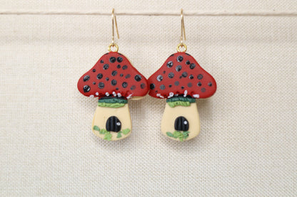 Amanita Red Mushroom |Night|Medium