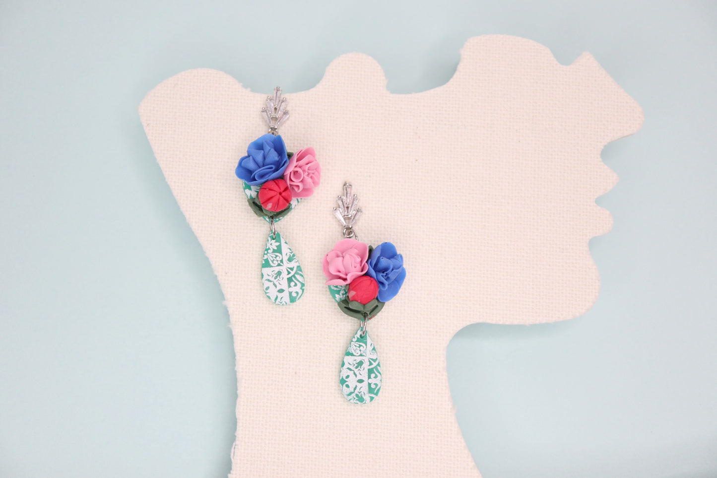 Sage’s Peony Earrings