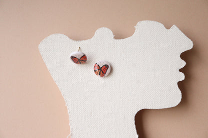 Monarch Butterfly Studs