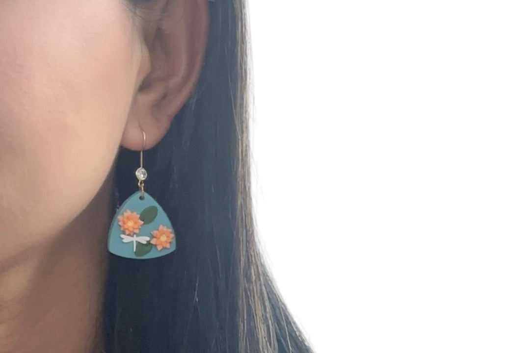 Water Lilies Earrings