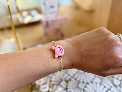 Pig 🐷 earrings and bracelets