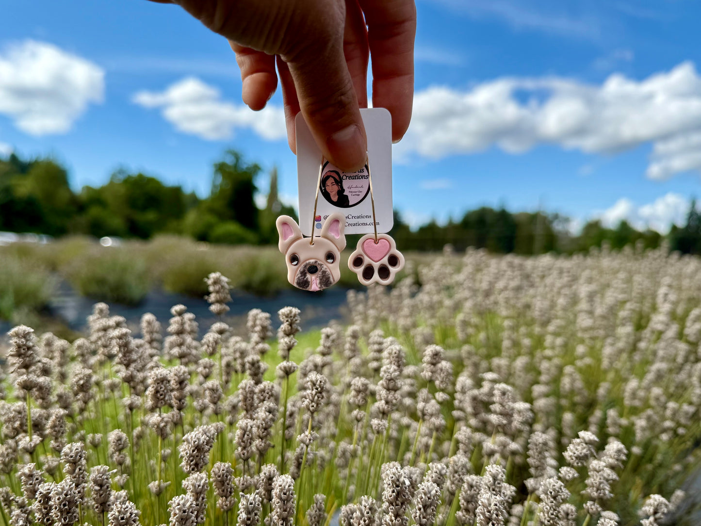 Frenchie and Paws Hoops 🐾🐶