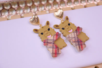 Winter Plaid Earrings