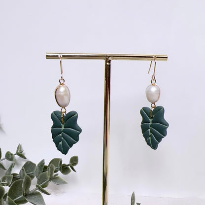 Alocasia Earrings.