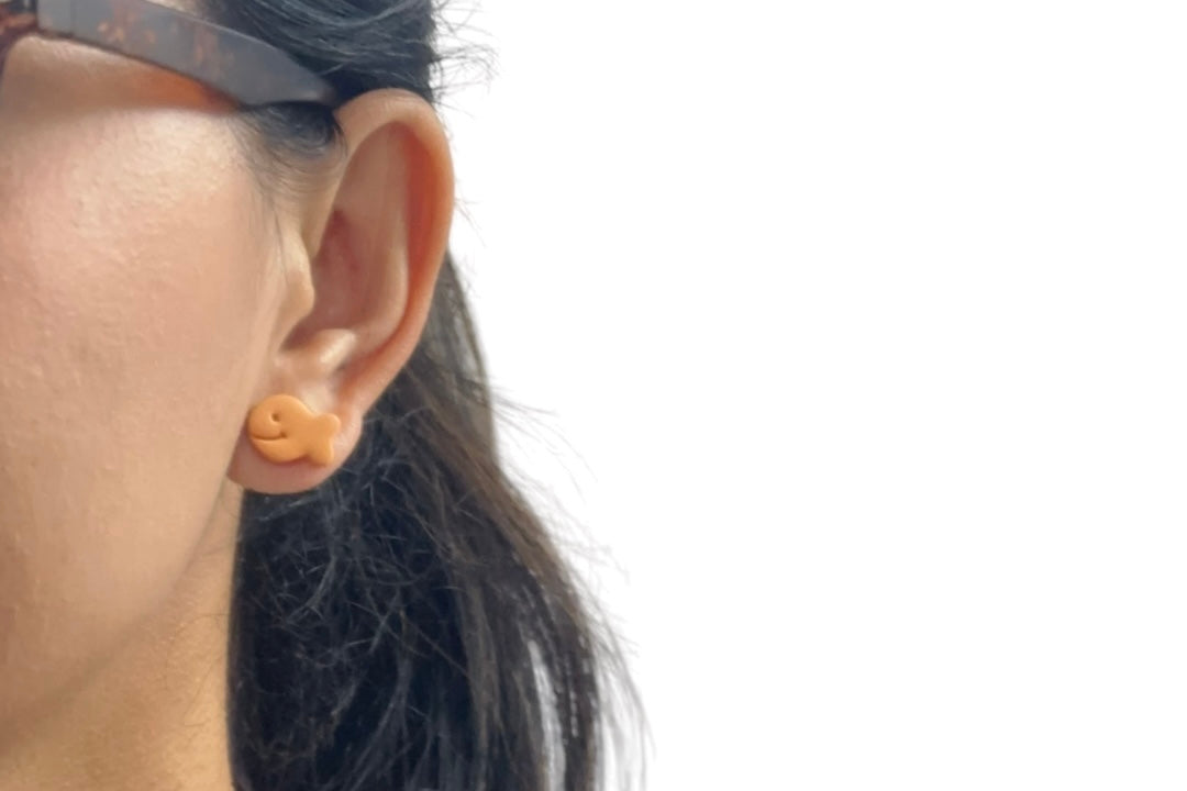 Gold Fish Studs Back to School