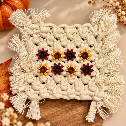 Fall Daisy Studs