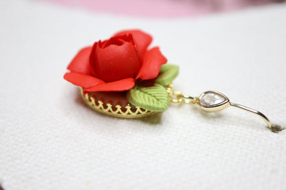 Vintage Rose Dangles