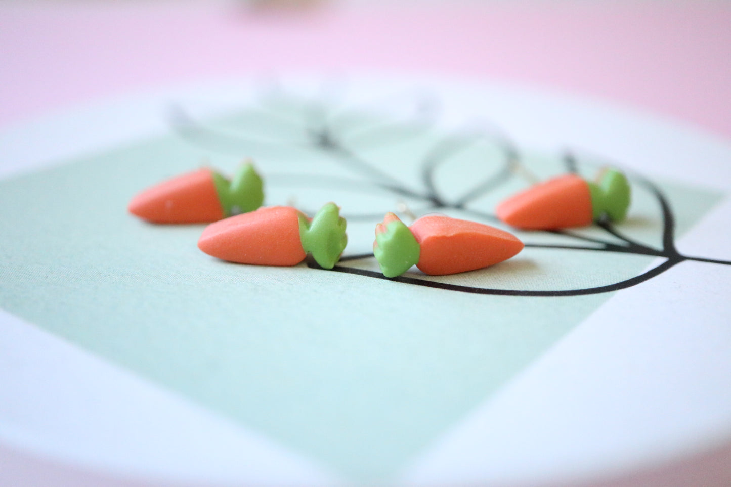 Mini fruit studs 🍍🍒🥕