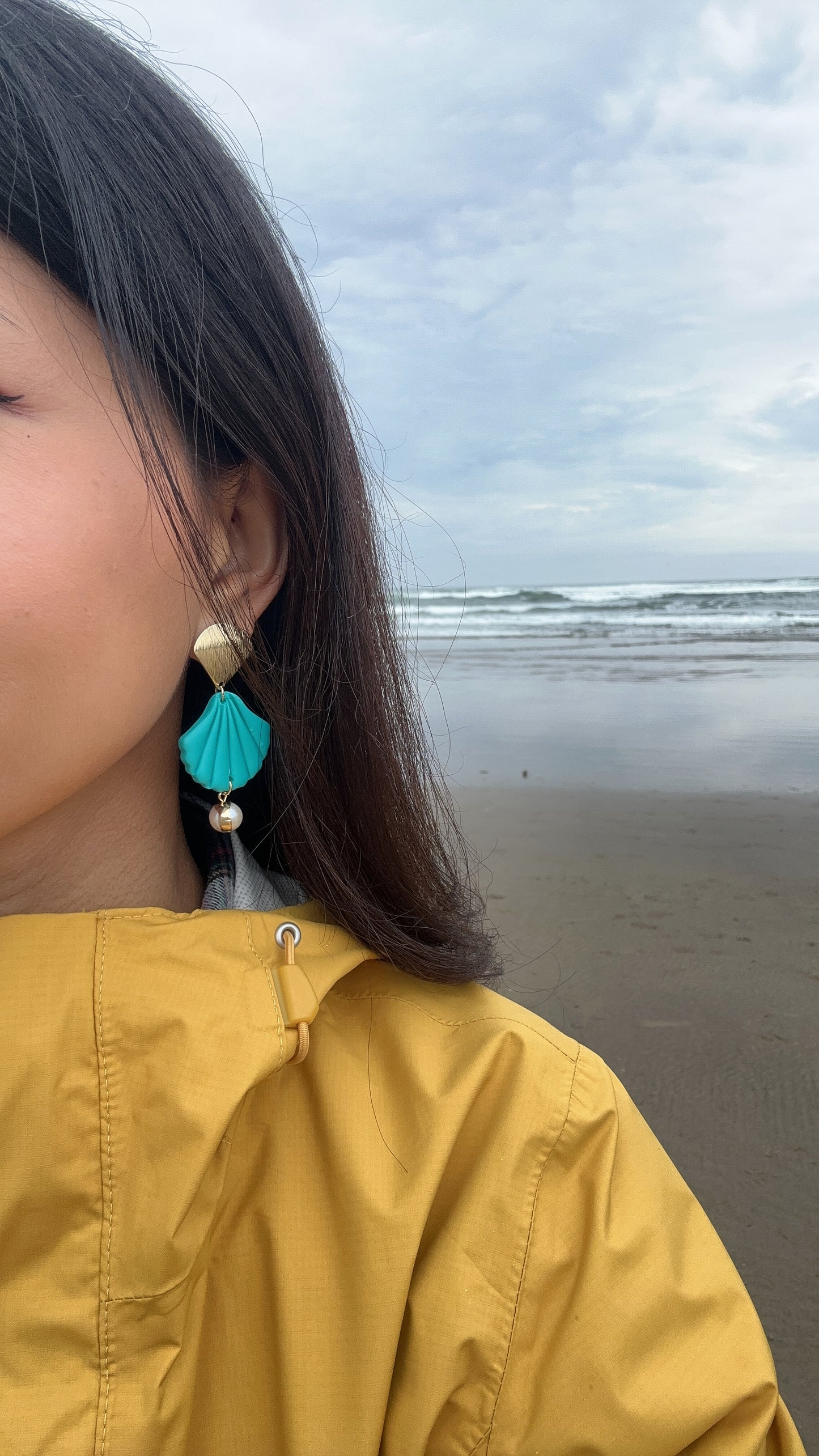 Oregon Seashells with Pearls