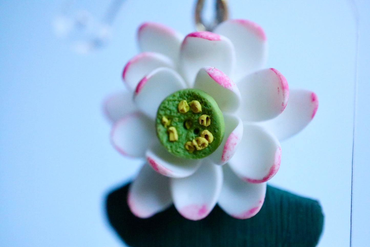 Lotus and Pearl Earrings