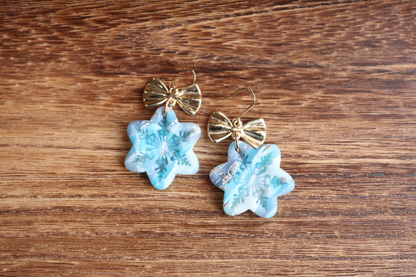 Sweet Blue Snow Earrings