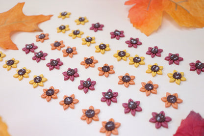 Fall Studs Sunflower Trio Colors