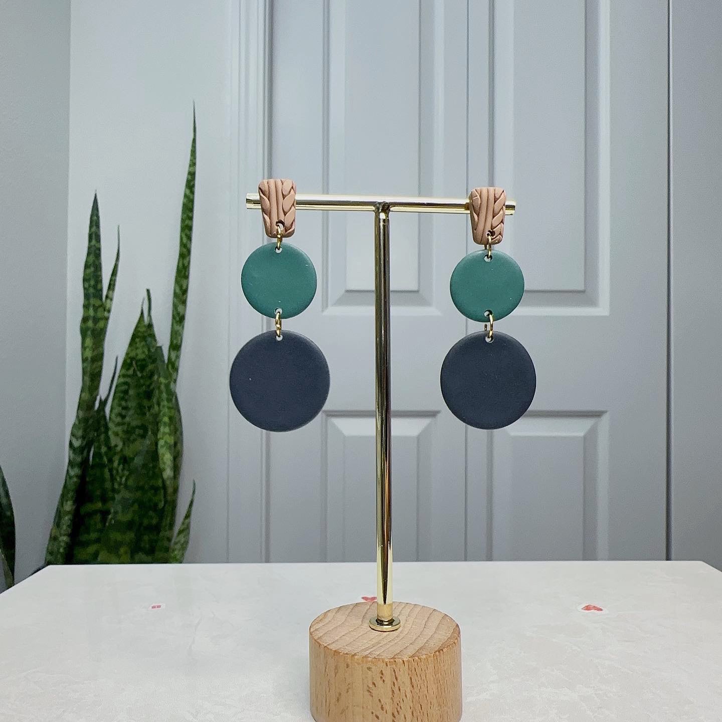 Costal Calm Polymer Clay Earrings