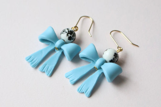 Pastel Bow with Beads