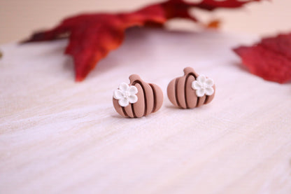 Pumpkin Studs w/ flower