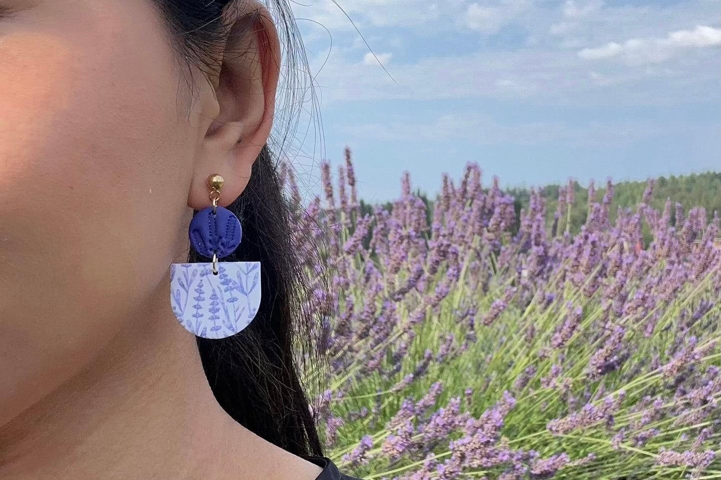 Lulu Lavender Earrings