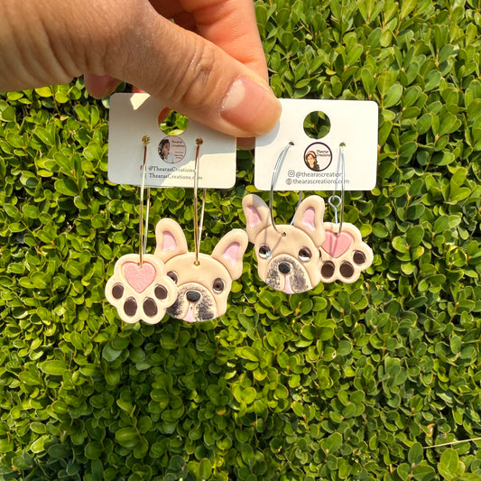 Frenchie and Paws Hoops 🐾🐶