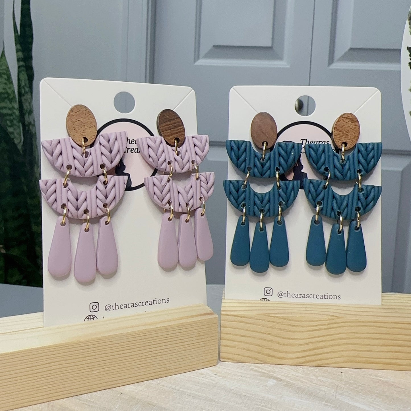 Jan knitted earrings