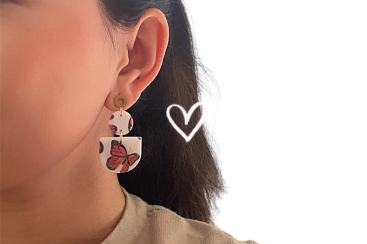 Monarch Butterfly Earrings