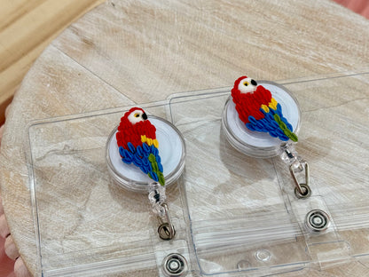 Macaw Parrot 🦜 Name Badge