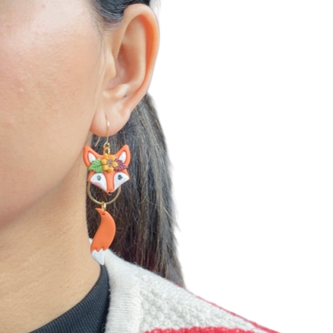 Fall Fox 🦊 Earrings