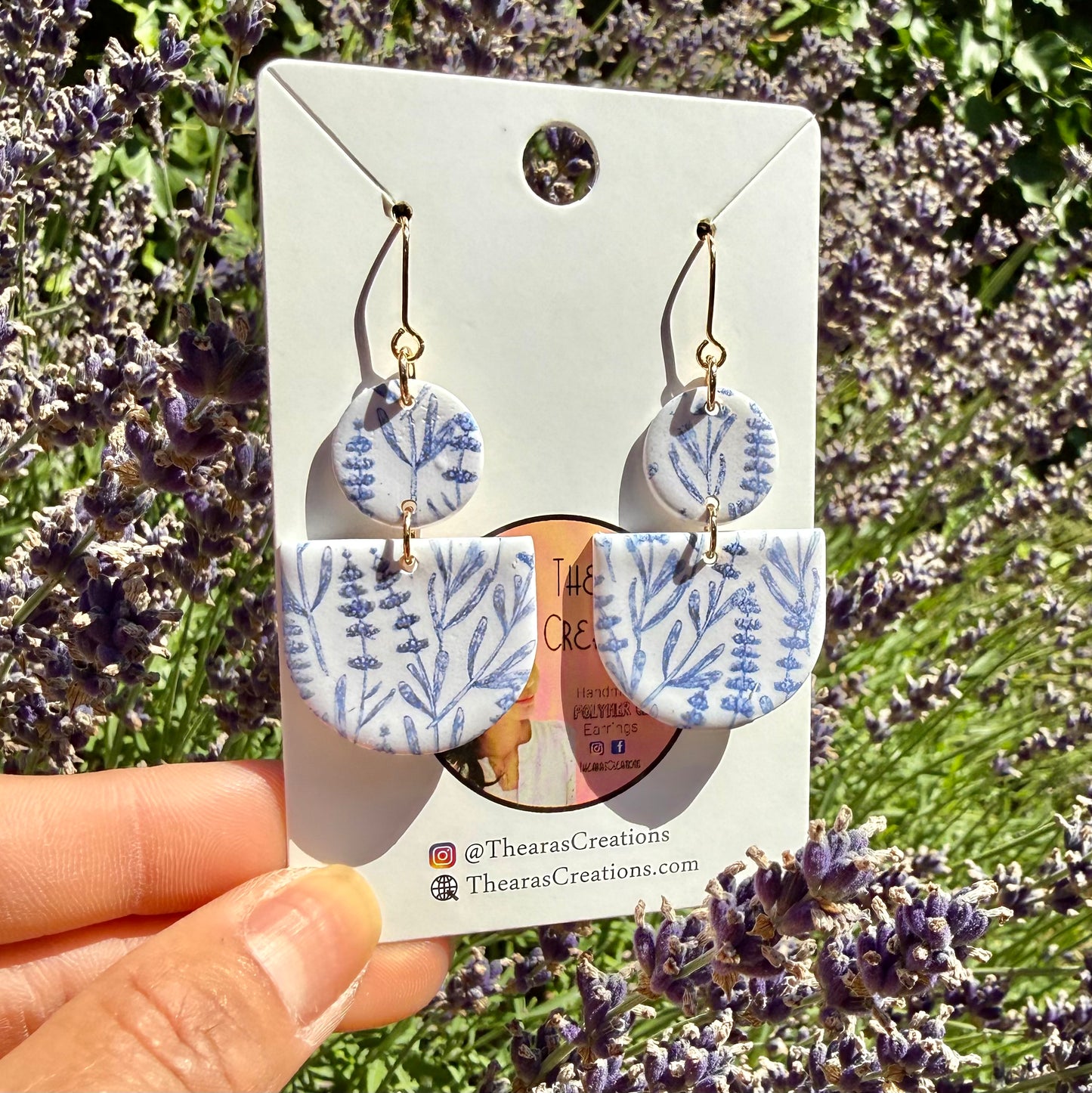 Blue Lavender Hooks