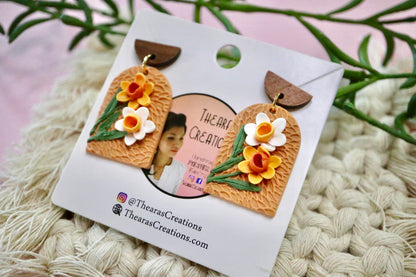 Daffodils Bouquet Earrings