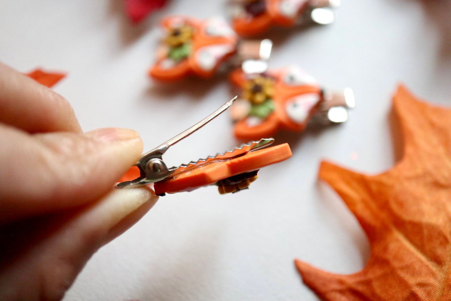 Fox 🦊 Small Hair Clip.