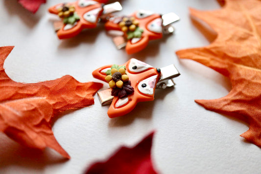 Fox 🦊 Small Hair Clip.