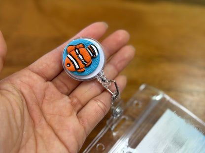 Clownfish (Nemo) Name Badge Holder