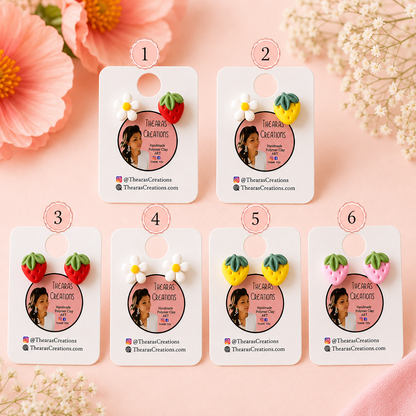 Mini strawberry studs