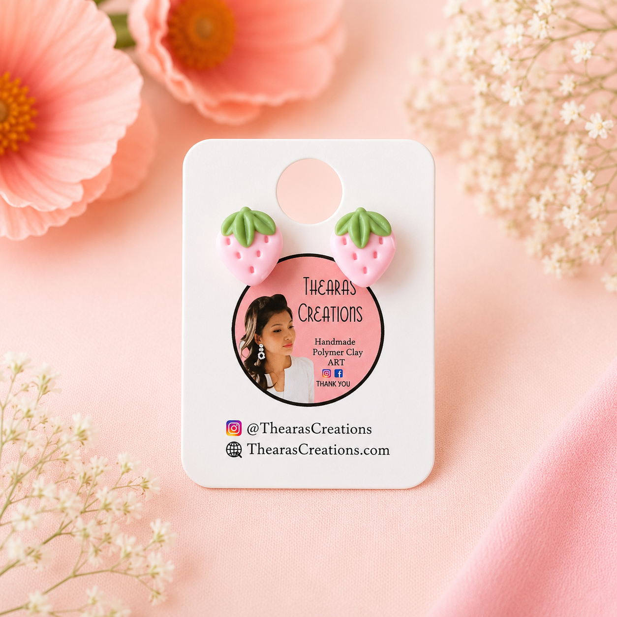 Mini strawberry studs
