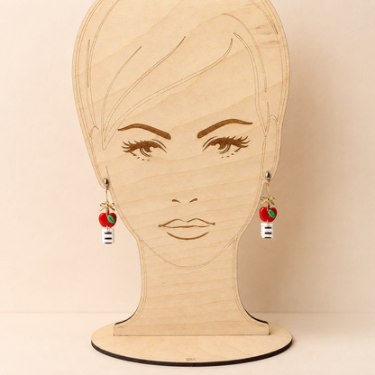 Grade Apple Earrings