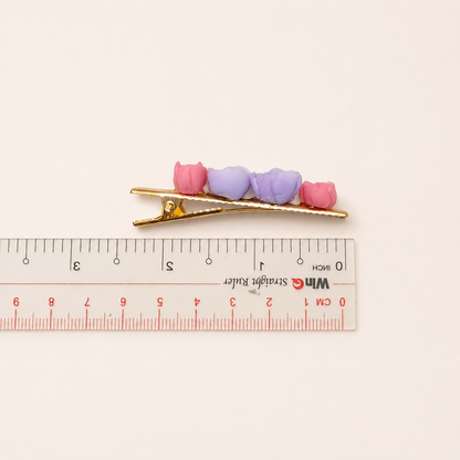 Rosy Lavender Hair Clip