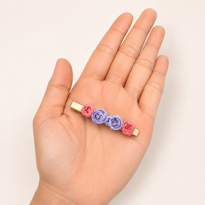 Rosy Lavender Hair Clip